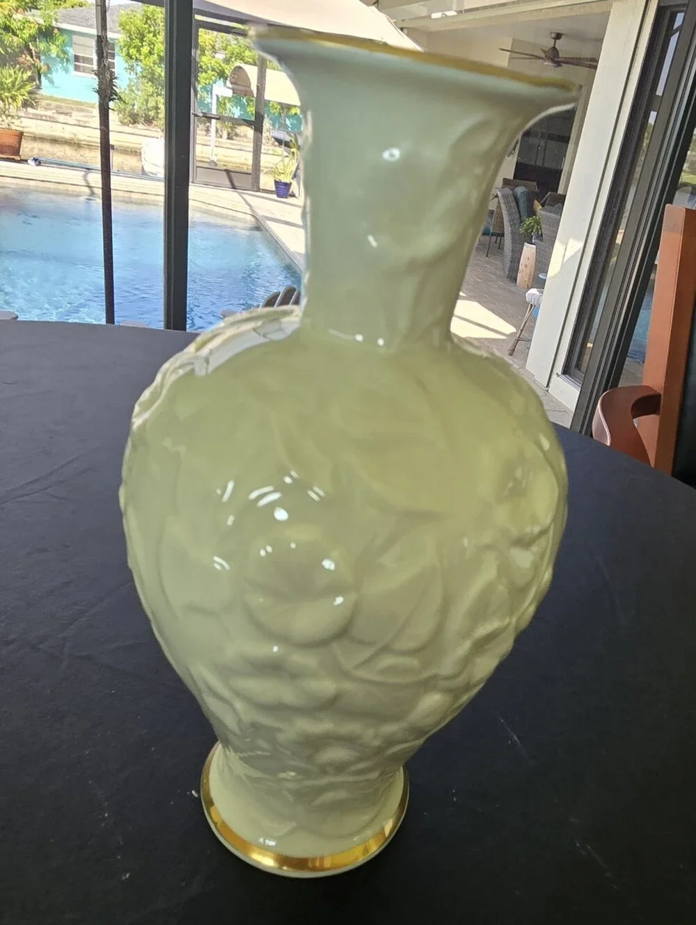 Lenox Vintage Flowers Of Affection Vase NEW in Box